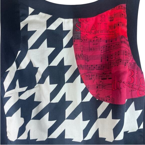 Desigual Delia Abstract Mini Sheath Cocktail Dress Y2K Twee Artsy EU 40 (8/10) - Picture 7 of 12